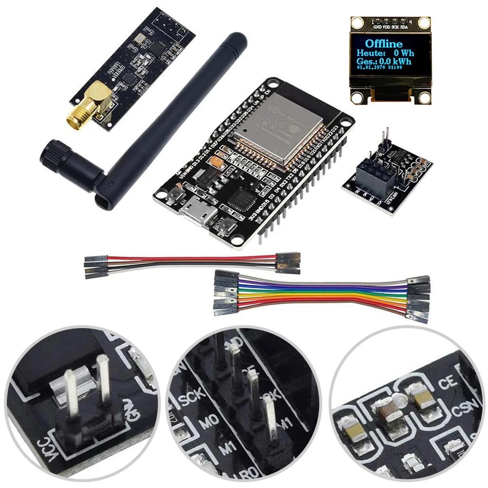 ȣ̸ DIY ŰƮ ÷̿ ɸ   DTU, ׳  ī ÷ ÷  ǰ, SSD1306, ESP32, NRF24L01
